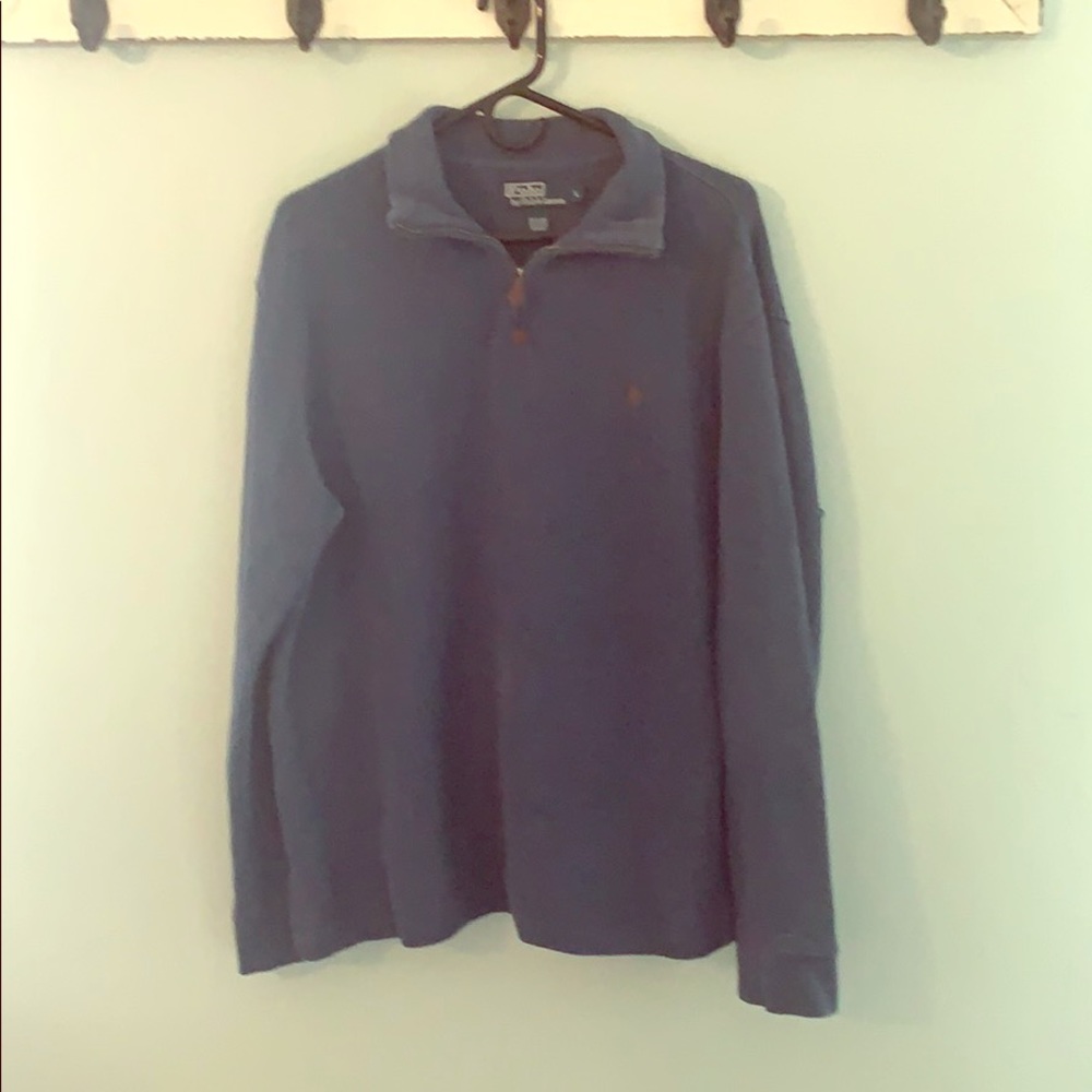Navy 1/2 zip up sweater